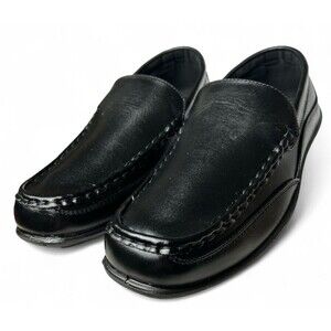 Men’s Loafers Slip On Size 7 M Deer Stags Casual Driving Shoes Black NWT
